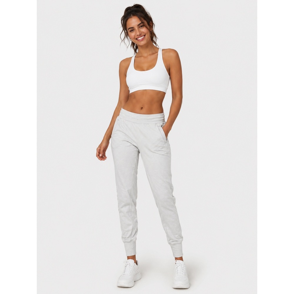 Mod-o-doc White 100% Cotton Casual Jogger Pants Size M